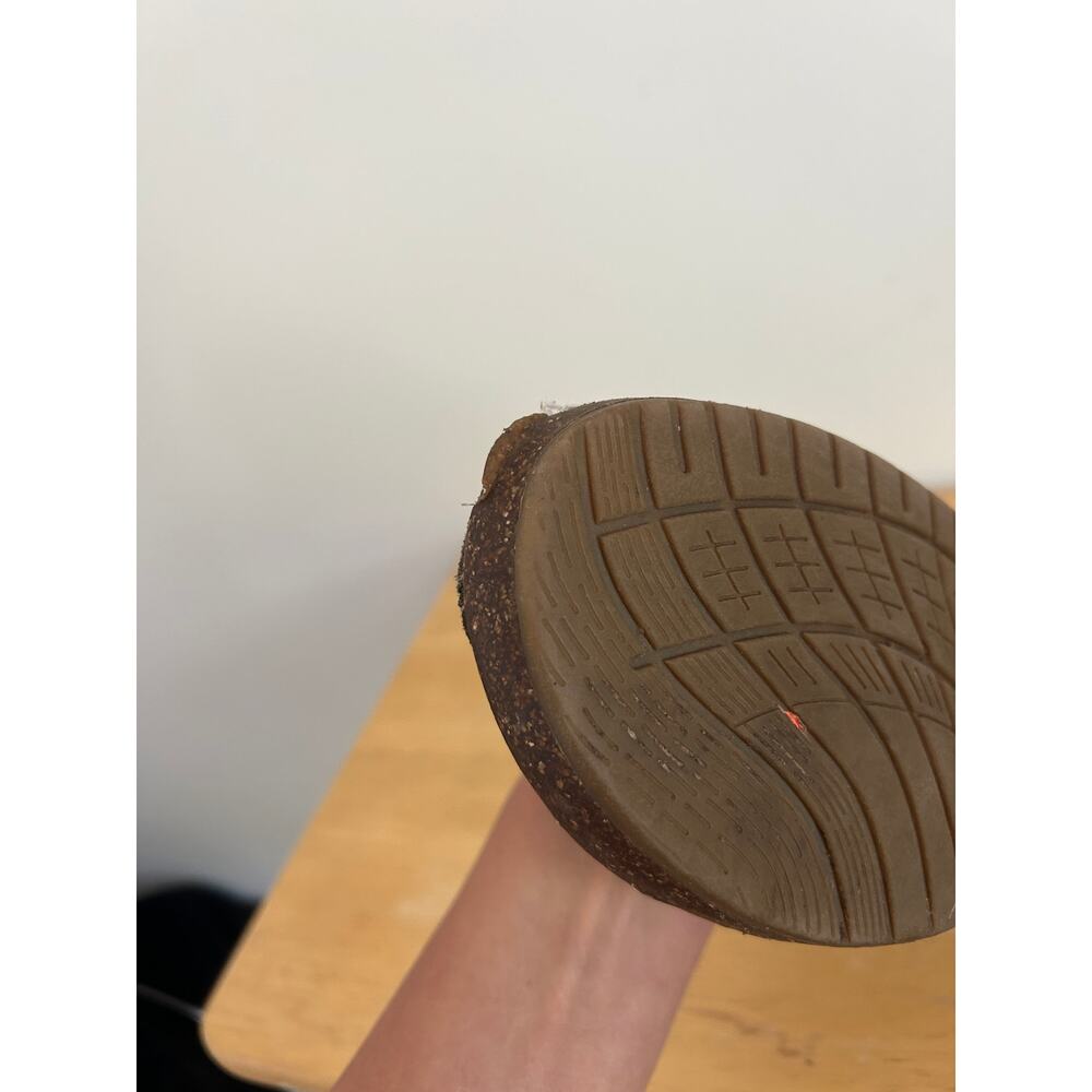 Earth Origins Aurora Johanna – Olive Green Leather Slip‑On Clogs – Women's 8 - Picture 3 of 12